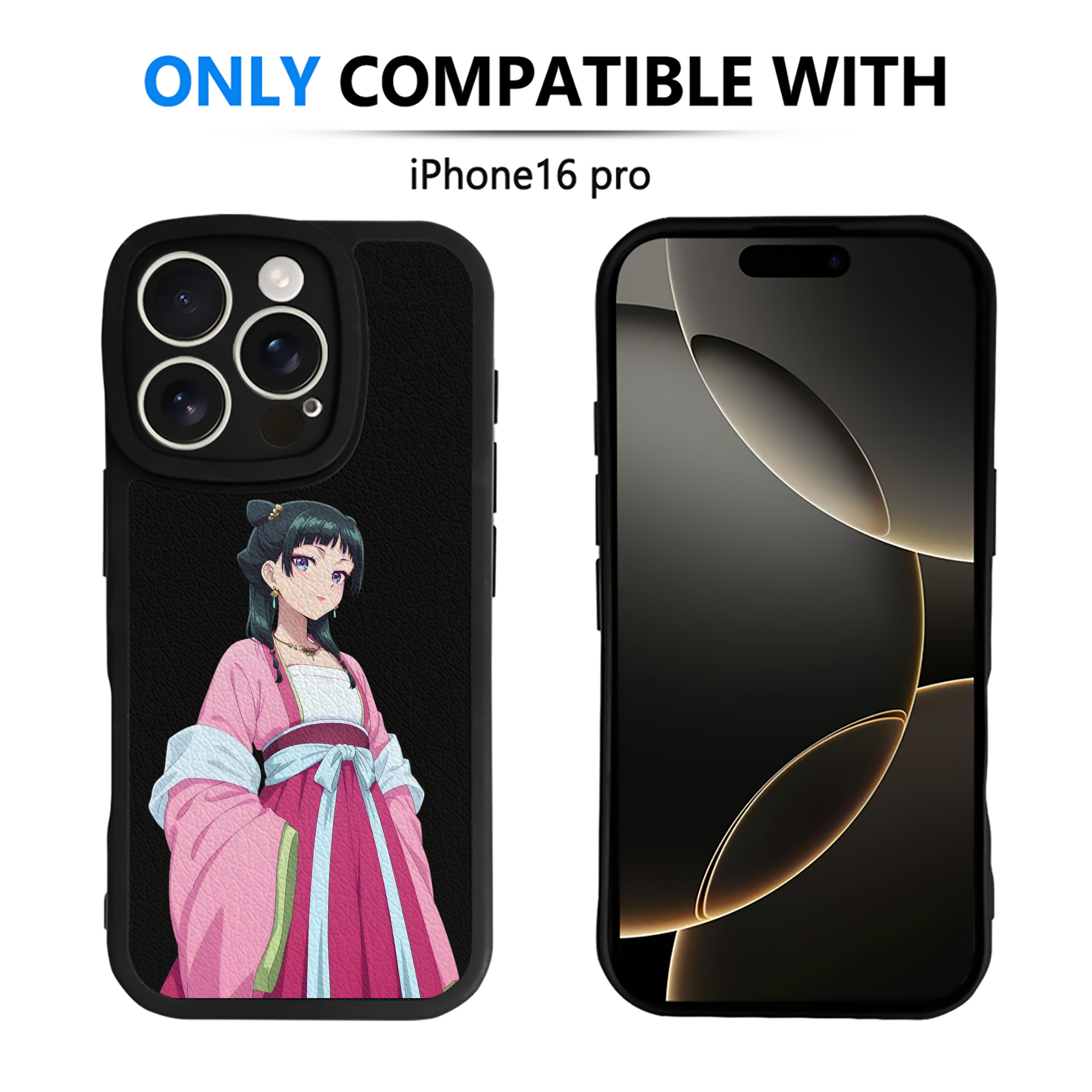 薬屋のひとりごと The Apothecary Diaries 【iPhone 16シリーズ対応】シリコンスマホケース（レザー調） 材質：シリコン